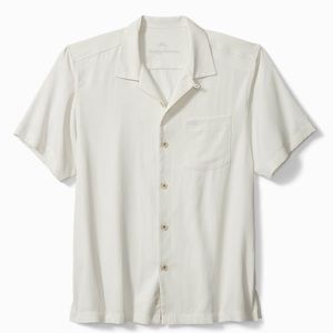 Tommy Bahama Coastal Breeze Check IslandZone® Camp Shirt - XXL